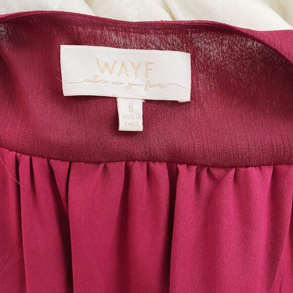 WAYF Ruffle Wrap Maxi Dress - Picture 3 of 9